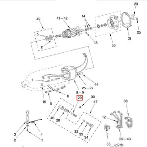 Bild 1 zu Artikel KitchenAid Kohlebürsten / Motorkohlen Nr. 29 – 2 Stück Austauschsatz 