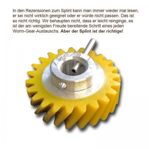 Bild 2 zu Artikel KitchenAid-Ersatzteile Splint Nr. 12 (Worm Gear Shaft) 