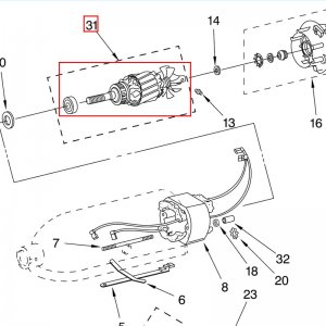 Bild 1 zu Artikel KitchenAid-Ersatzteile Rotor 230 Volt, Armature - Bearing Nr. 31 