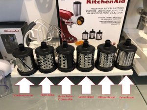 Bild 1 zu Artikel KitchenAid-Ersatzteile KSMVSA-Trommel - feine Reibe (Kartoffelreibe) 