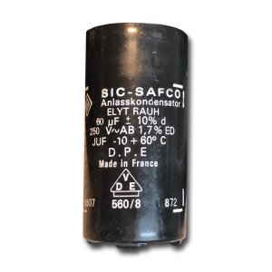 Bild zu Kondensator 60 µF für GR-2 Bild zu Kondensator 60 µF für GR-2